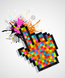 Pixelated hand Pixelated hand