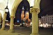 rynek główny noca