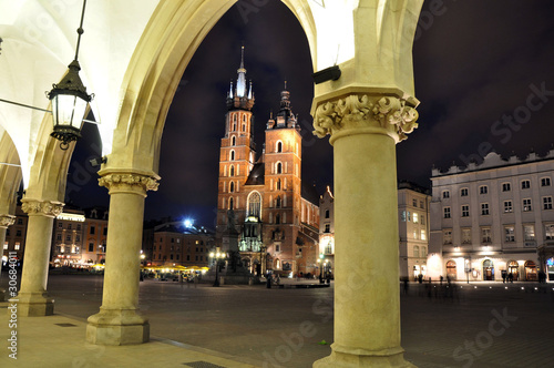 Foto: rynek główny noca rynek główny noca