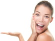 Skin care beauty woman