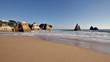 Images : Praia Tres Irmaos in Alvor Portugal