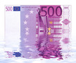 naufrage d'un billet de 500 euros