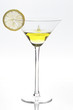 Lemon juice, isolated on a white background