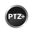 Vecteur label icone PTZ +