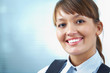 portrait of a young businesswoman smiling