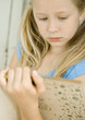 Girl reading book
