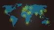 Video: Planishpere with communication waves Planishpere with communication waves