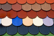 Dachplatten,bunt