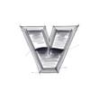 3d metal letters sketch - v. Eps10