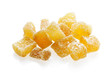 Candied ginger pieces