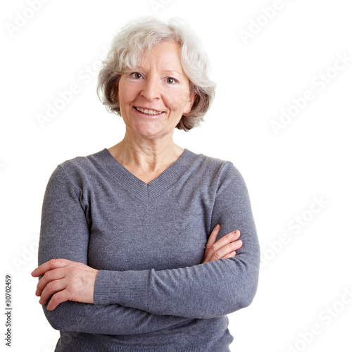 Foto: Selbstsichere Seniorin Selbstsichere Seniorin