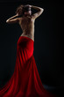The girl in the red The girl in the red