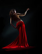 The girl in the red The girl in the red