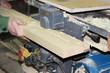 Photo : Work on the joiner\'s machine tool