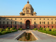 Indian Parliament building in New Delhi, India