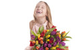 Photo: girl with flowers girl with flowers