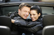 Foto: Pärchen mit Cabrio Pärchen mit Cabrio