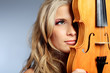 violin portrait