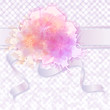 Sfondo romantico con fiori - Romantic floral design for  card