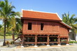 Thai traditional wood house Thai traditional wood house