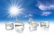 Glaçons et soleil