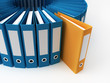 Illustration: office folders office folders