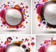Flower Banner set.