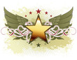star with ornate elements