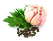 garlic with spice
