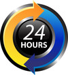 24 hours icon