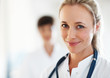 Female doctor smiling