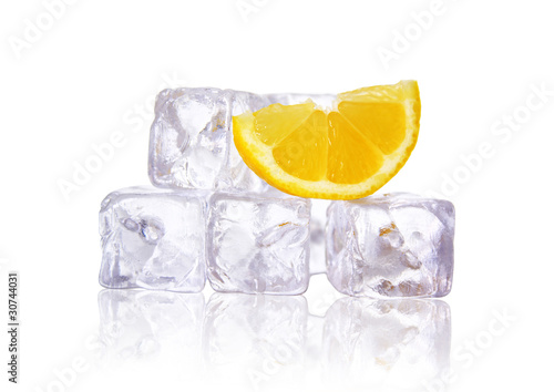 Foto: Zitrone auf Eis Zitrone auf Eis