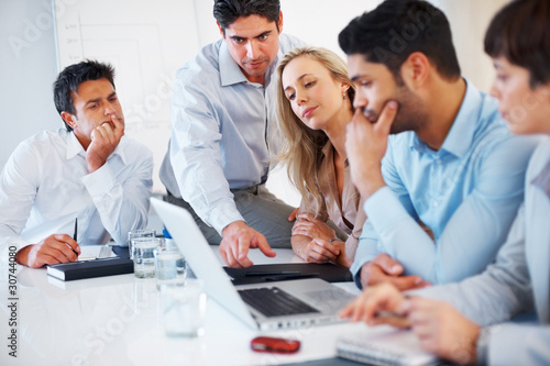 Photo: Discussion in meeting Discussion in meeting
