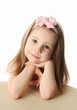 Pretty preschool ballerina