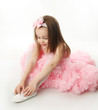 Pretty preschool ballerina