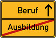 Ortstafel Ausbildung und Beruf
