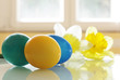 Painted Easter Eggs and Daffodils Painted Easter Eggs and Daffodils
