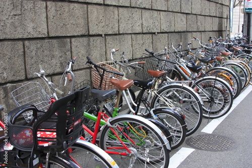 Photo: 違法駐輪 違法駐輪