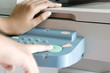 A Copy scanning in photocopier.