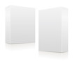 Vector: Clear white boxes Clear white boxes