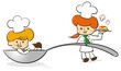 Spoon and chef