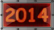 2014 announcement on the LED display