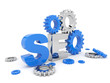 SEO optimization. 3D illustration. Isolated SEO optimization. 3D illustration. Isolated
