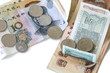 Chinese coins and bills