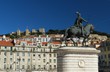 Praça da Figueira et Castelo de São Jorge, Lisbonne Praça da Figueira et Castelo de São Jorge, Lisbonne