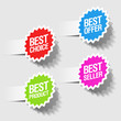 Best choice, best offer, best product and best seller tags Best choice, best offer, best product and best seller tags
