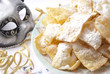 vassoio di crostoli - maschera
