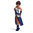 cute and funny female comic spy girl. 3D rendering with cute and funny female comic spy girl. 3D rendering with