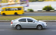 Car on road