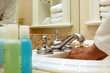 Photo: Man in a Luxury Spa or Hotel Man in a Luxury Spa or Hotel